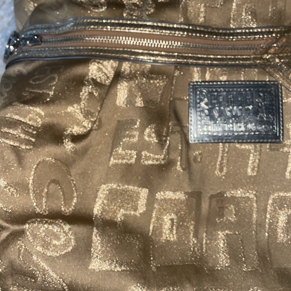 Gently used Coach bag in color gold - Picture 9 of 13